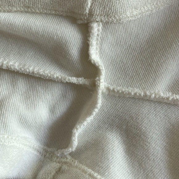 Loop Terry V-Neck Romper. One piece terry cloth short short set. Summer XS - Picture 5 of 8